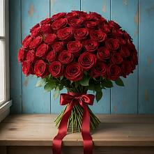 Букет Красные розы Блэк Меджик в Селезнево