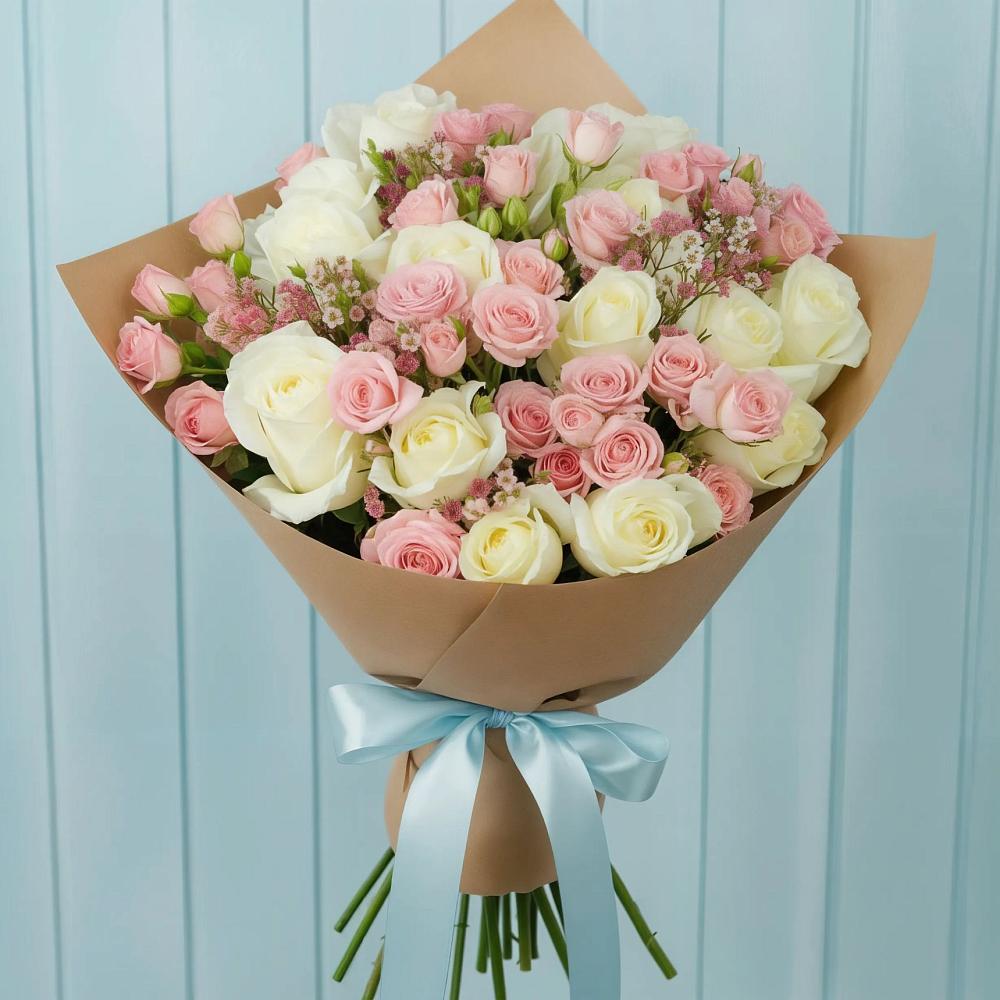 Букет цветов из: Розы в Селезнево