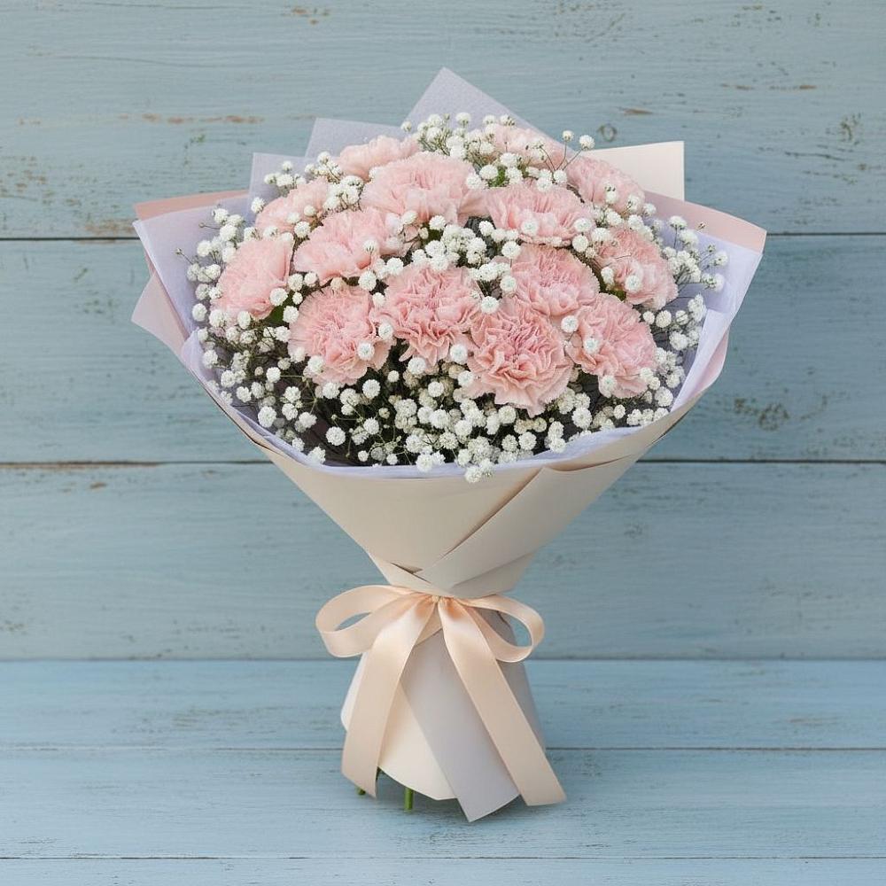 Букет цветов из: Гвоздики в Селезнево