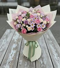 Букет цветов из:  Розы и Хризантемы в Селезнево