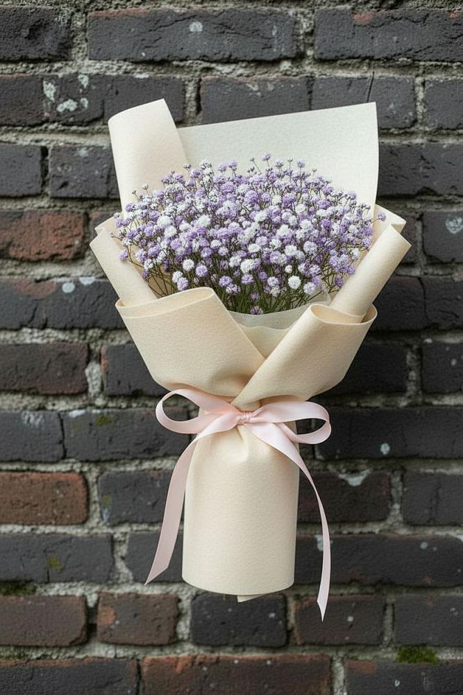 Букет цветов из: Гипсофила в Селезнево