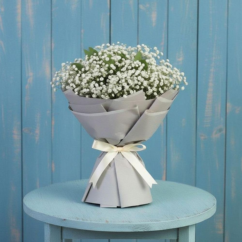 Букет цветов из: Гипсофила в Селезнево