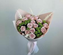 Букет цветов из:  Розы и Хризантемы в Селезнево