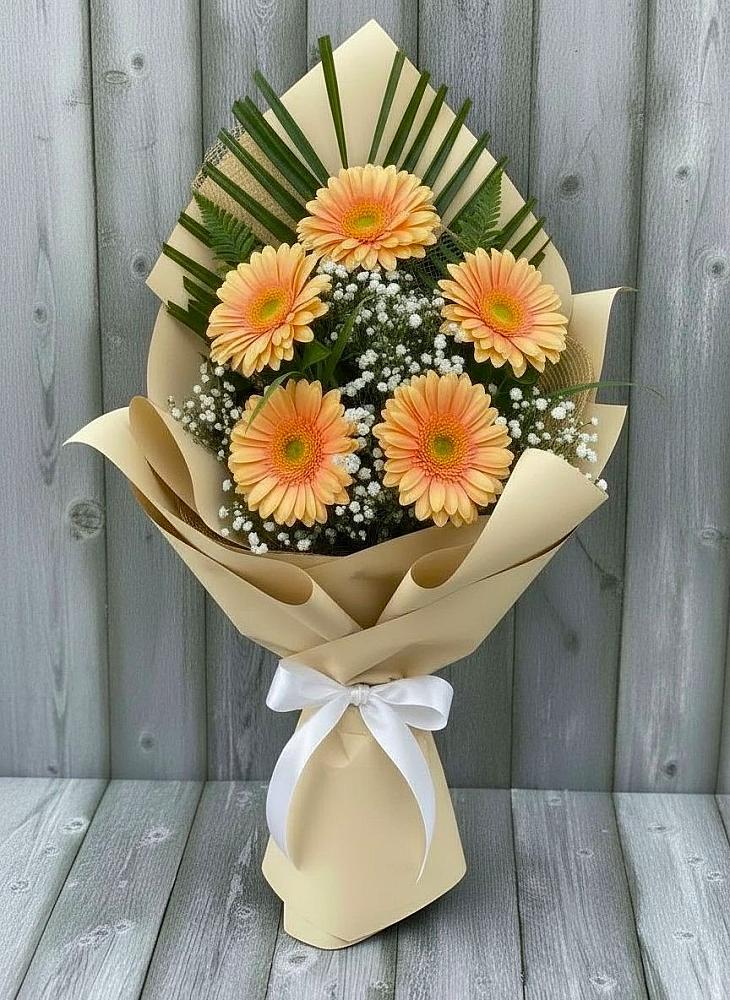 Букет цветов из: Герберы в Селезнево