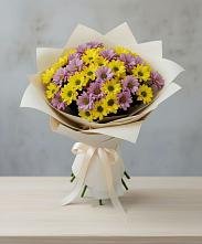 Букет цветов из:  Хризантемы #REPLACE_PRED# Селезнево