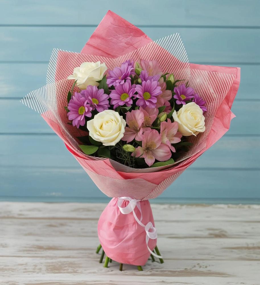 Букет цветов из: Герберы в Селезнево