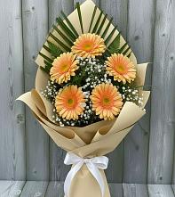 Букет цветов из:  Герберы в Селезнево